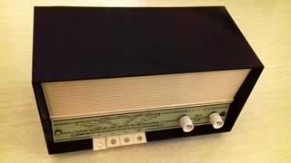 Radio TSF Philips Type B2x02 A/71, restaurée, année : 1962.
