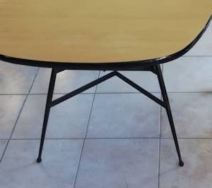 Table basse Smorrebrod, ou salle à manger, ajustable, scandinave.