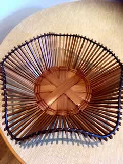Corbeille en osier, Ø26cm.