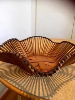 Corbeille en osier, Ø26cm.